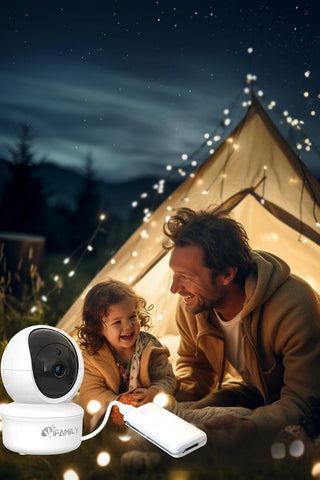 iFamily 5"Split Screen Baby Monitor with 2 Cameras and Audio n Night Vision