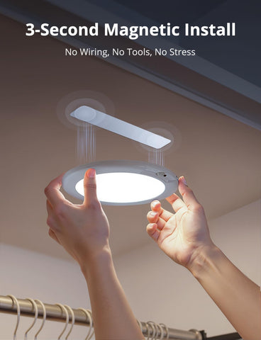 Combuh Rechargeable Shower Light Inside Waterproof Battery Operated