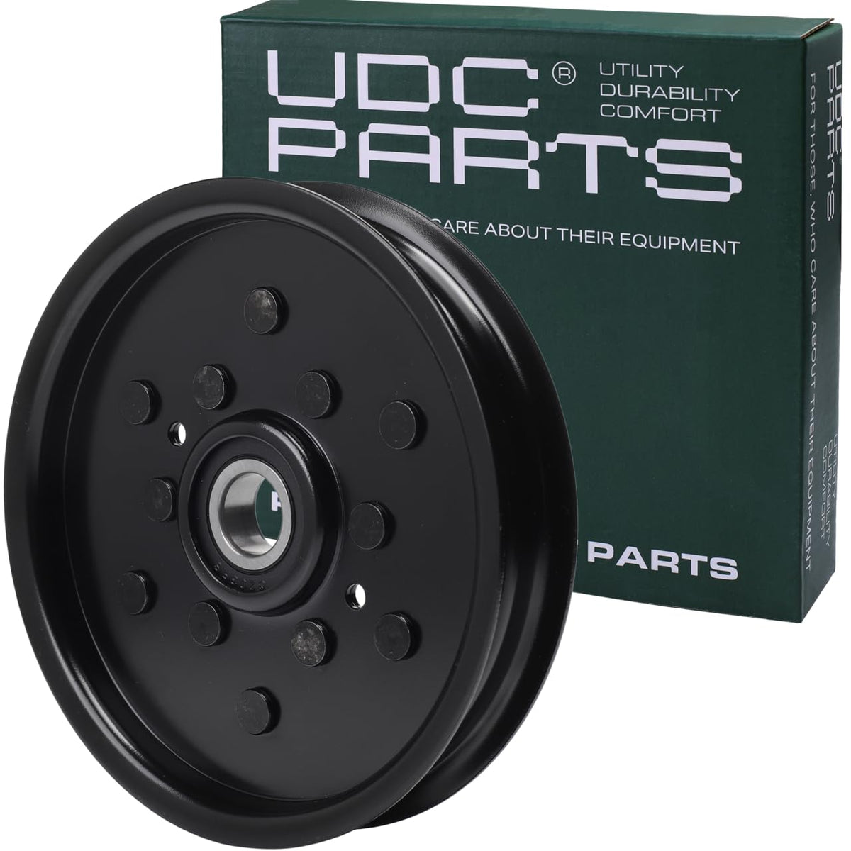 UDC Parts AUC16698 Idler Pulley Replacement for John Deere 48 Inch AM121602