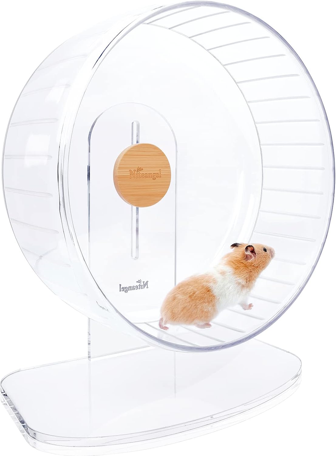 Niteangel Super-Silent Hamster Exercise Wheel: Quiet 12.8" Running Wheel