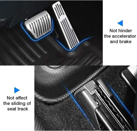 All Weather Custom Fit Floor Mats Compatible with 2013-2017 Honda Accord