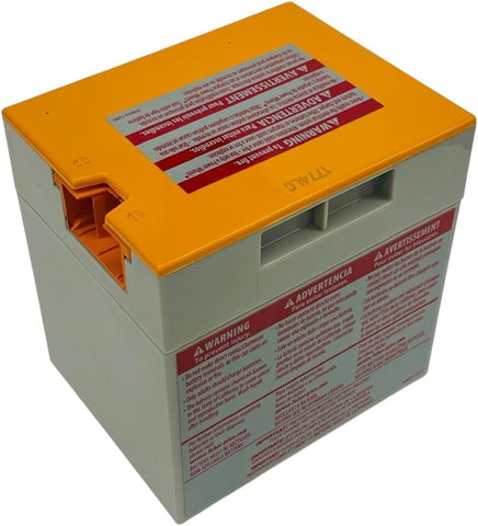 Fisher Price Power Wheels 12V Battery for Ride On Toys | 12V Kids Car Battery Replacement | Barbie Power Wheels Battery, Kids Jeep Battery Replacement | 00801-1661 and 00801-1776 Probe-style Orange Top Battery