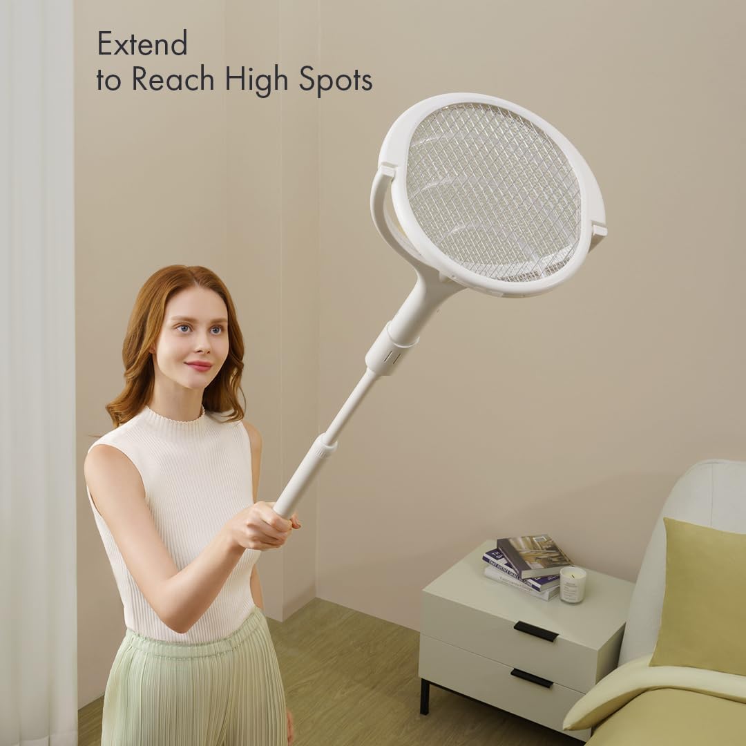 GeckoMan Electric Fly Swatter Electric Bug Zapper Racket Fly Zapper Racket