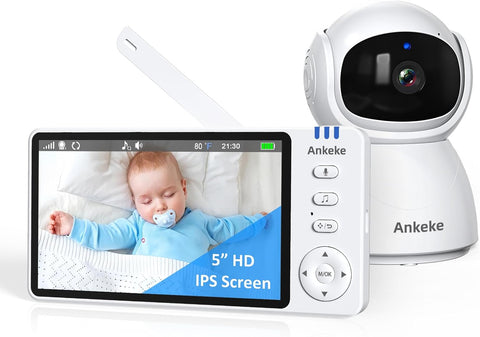 No WiFi Baby Monitor with Camera and Audio - 100H Battery