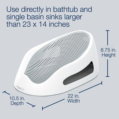 Angelcare Soft-Touch Baby Bath Support & Rinser Bundle, Aqua