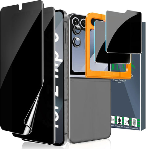 Ferilinso Privacy Screen Protector for Samsung Galaxy Z Flip 6/Z Flip 7 FE