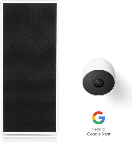 Wasserstein Solar Panel for Google Nest Cam Outdoor- 3.5W Solar Charger