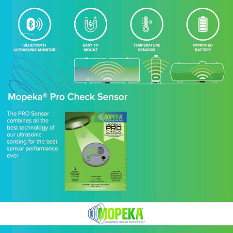 Mopeka Pro Check Bluetooth Propane Tank Sensor, Magnetic, 250 Gallon Max