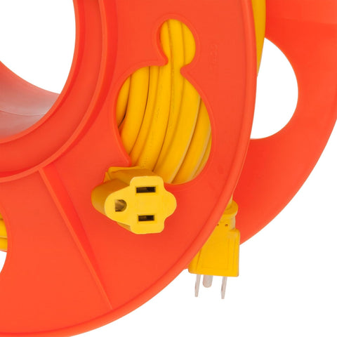Bayco KW-130 Cord Storage Reel with Center Spin Handle, 150-Feet