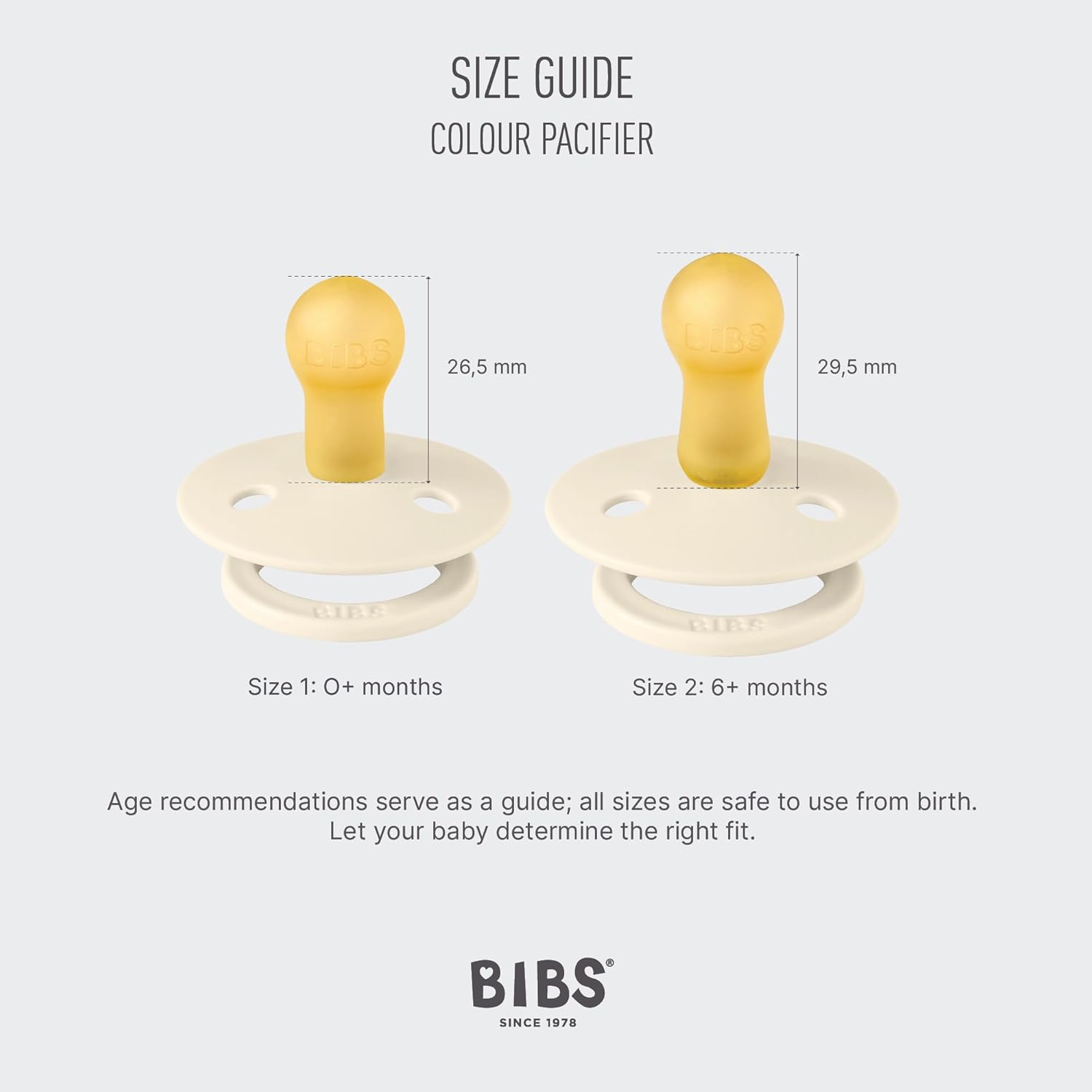 BIBS x Liberty Pacifier, 0-6 Months, 2-Pack, Chamomile Lawn Violet Sky