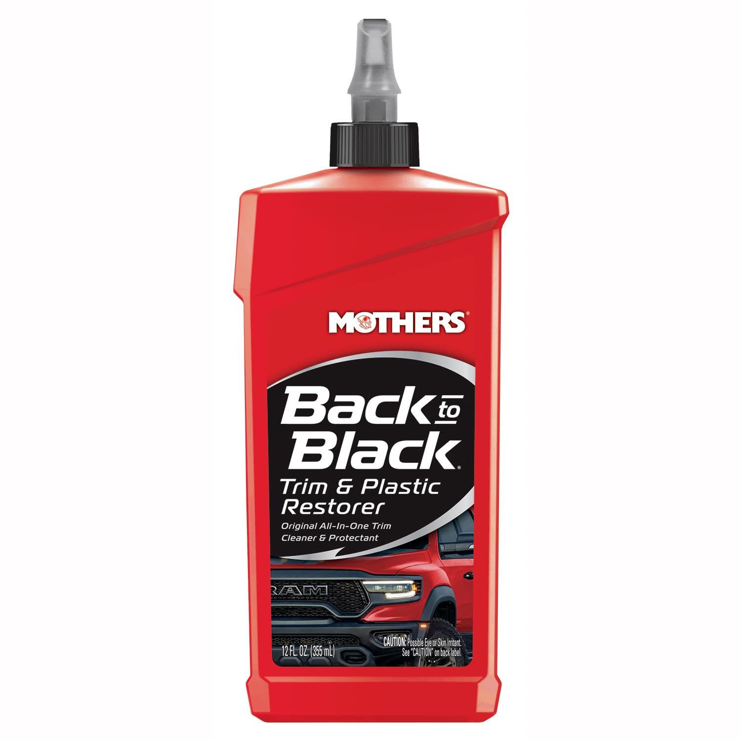 Mothers Back-to-Black Trim & Plastic Restorer, 12 oz. (06112)