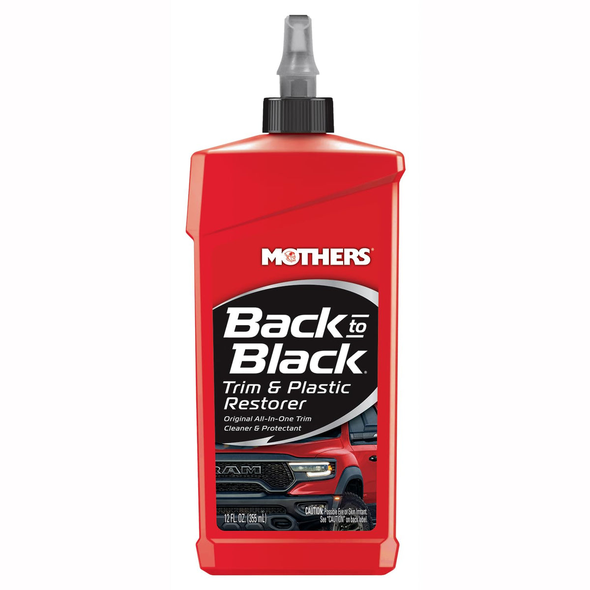 Mothers Back-to-Black Trim & Plastic Restorer, 12 oz. (06112)