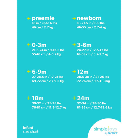 Simple Joys by Carter's Baby 7-Pack Teething Bibs