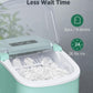 Silonn Countertop Ice Maker, 9 Cubes Ready in 6 Mins, 26lbs in 24Hrs, Self-Cleaning Ice Machine with Ice Scoop and Basket, 2 Sizes of Bullet Ice for Home Kitchen Office Bar Party, Green