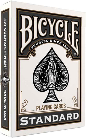 Bicycle Black Playing Cards Standard Index Poker Size Classic Deck