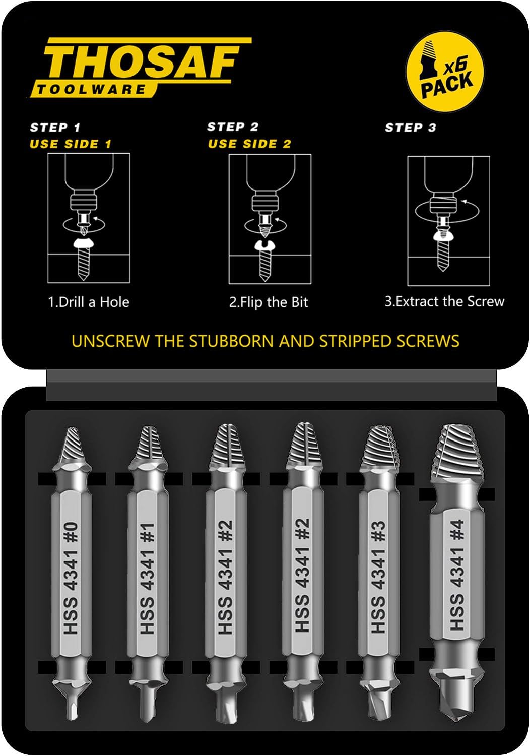 Damaged Screw Extractor Set,Christmas Stocking Stuffers for Adults Men Him