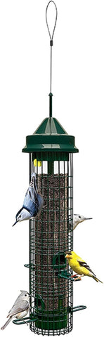Squirrel Buster Classic Squirrel-proof Bird Feeder w/4 Feeding Ports, 2.4-pound Seed Capacity