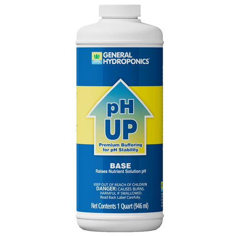 General Hydroponics pH Up and pH Down Liquids - Stabilize Nutrient pH in Hydroponics, 1 qt. Bottles