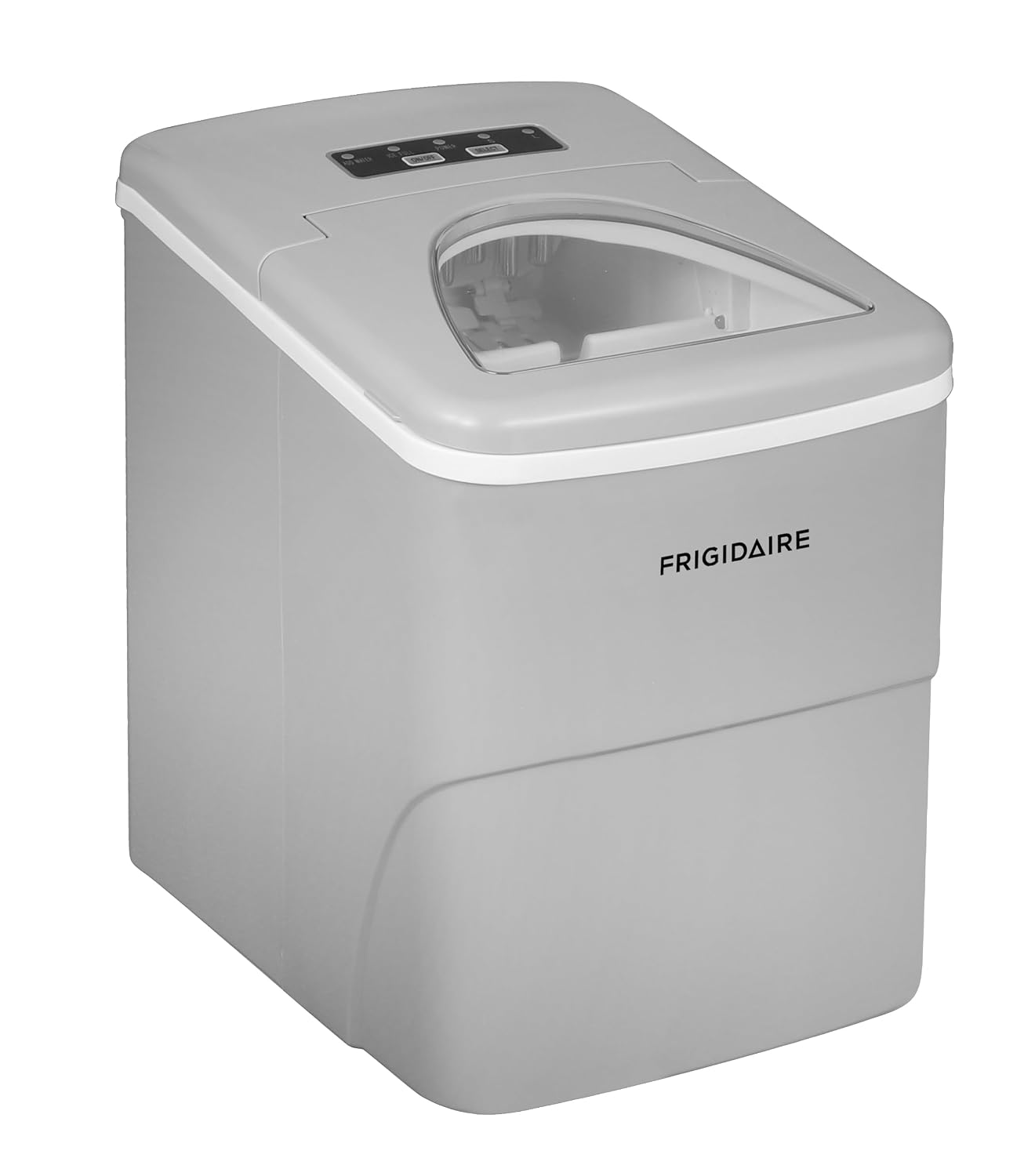 Frigidaire Portable Compact Ice Maker, 26lb per Day, Ice Making Machine (Silver)