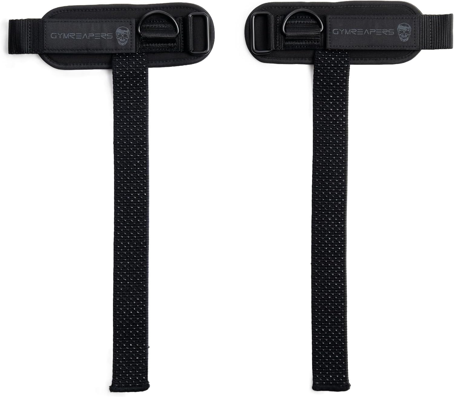 Gymreapers GripLink Lifting Straps – Heavy Duty D-Ring Weight Lifting Wrist Straps with Anti-Slip Silicone Grip Beads, Adjustable Support for Deadlifts, Powerlifting, Cable Machines & Gym Training