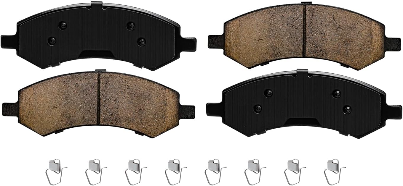 Detroit Axle - Brake Pads for 2006-2018 Dodge Ram 1500, 2007-2009 Durango