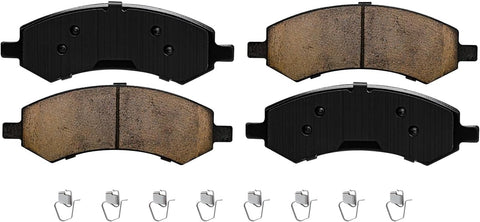 Detroit Axle - Brake Pads for 2006-2018 Dodge Ram 1500, 2007-2009 Durango