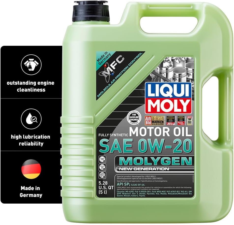 LIQUI MOLY Molygen New Generation 5W-30 Motor Oil | 5 Liter | Fully synthetic engine oil | SKU: 20228