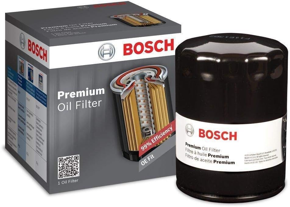 BOSCH 3330 Premium Engine Oil Filter With FILTECH Filtration Technology