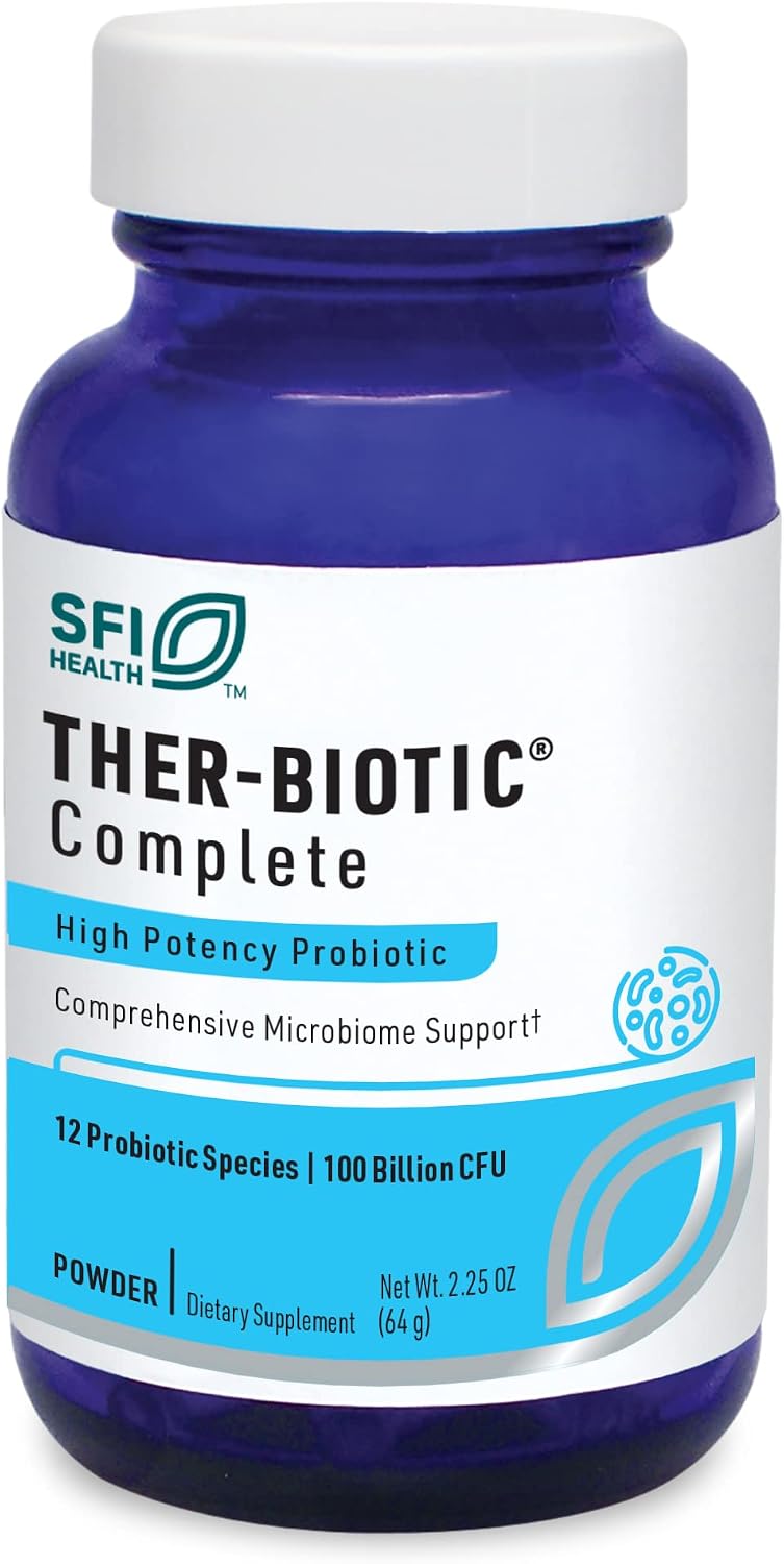 Klaire Labs SFI Health Ther-Biotic Complete Probiotic Powder, 64g