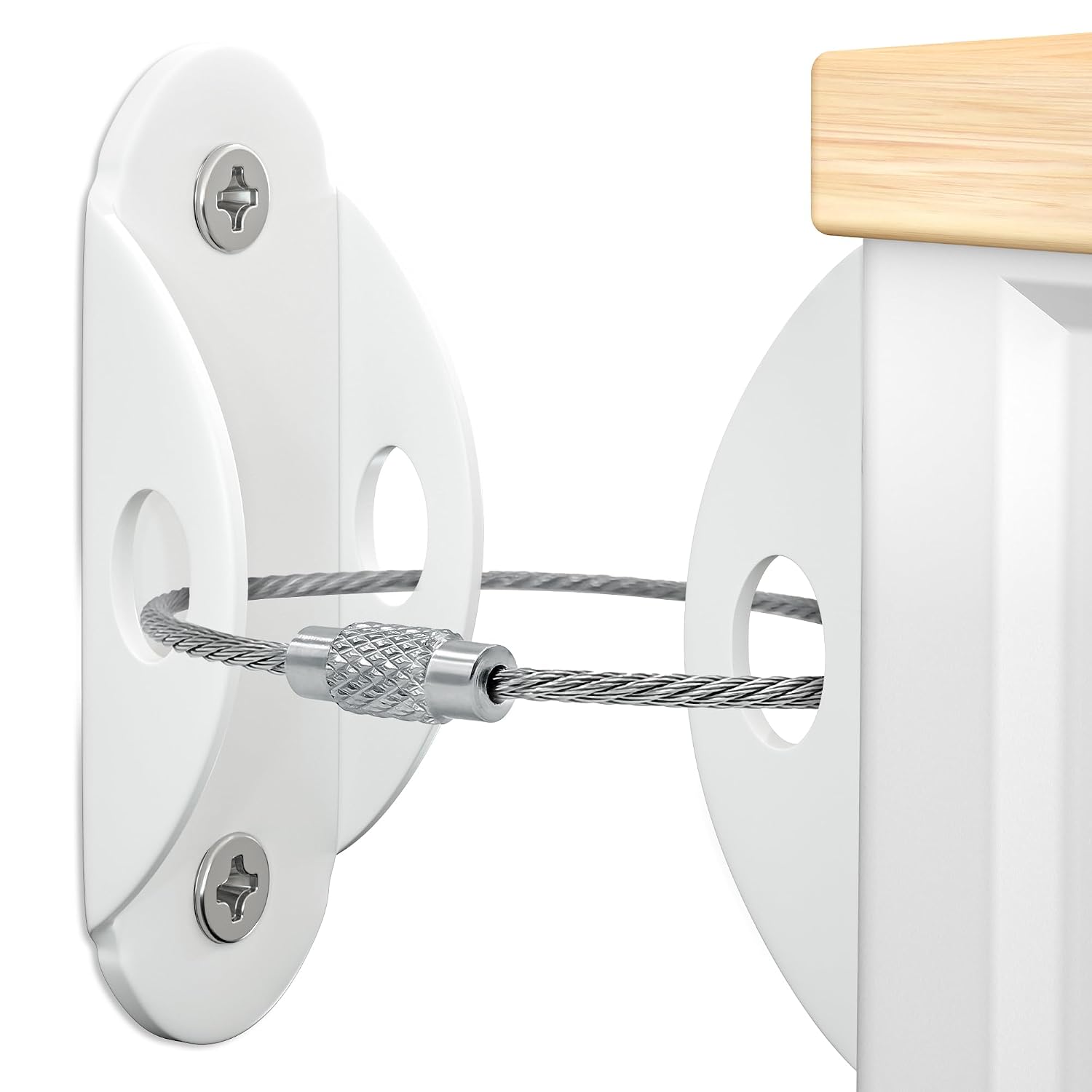 Furniture Anchors 10 Pack, Anti-Tip Furniture Straps for Baby Proofing