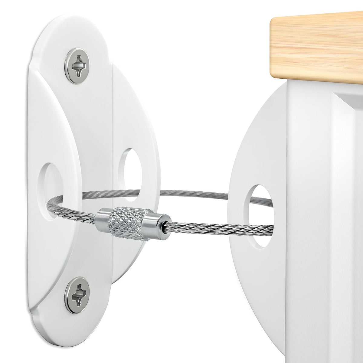 Furniture Anchors 10 Pack, Anti-Tip Furniture Straps for Baby Proofing