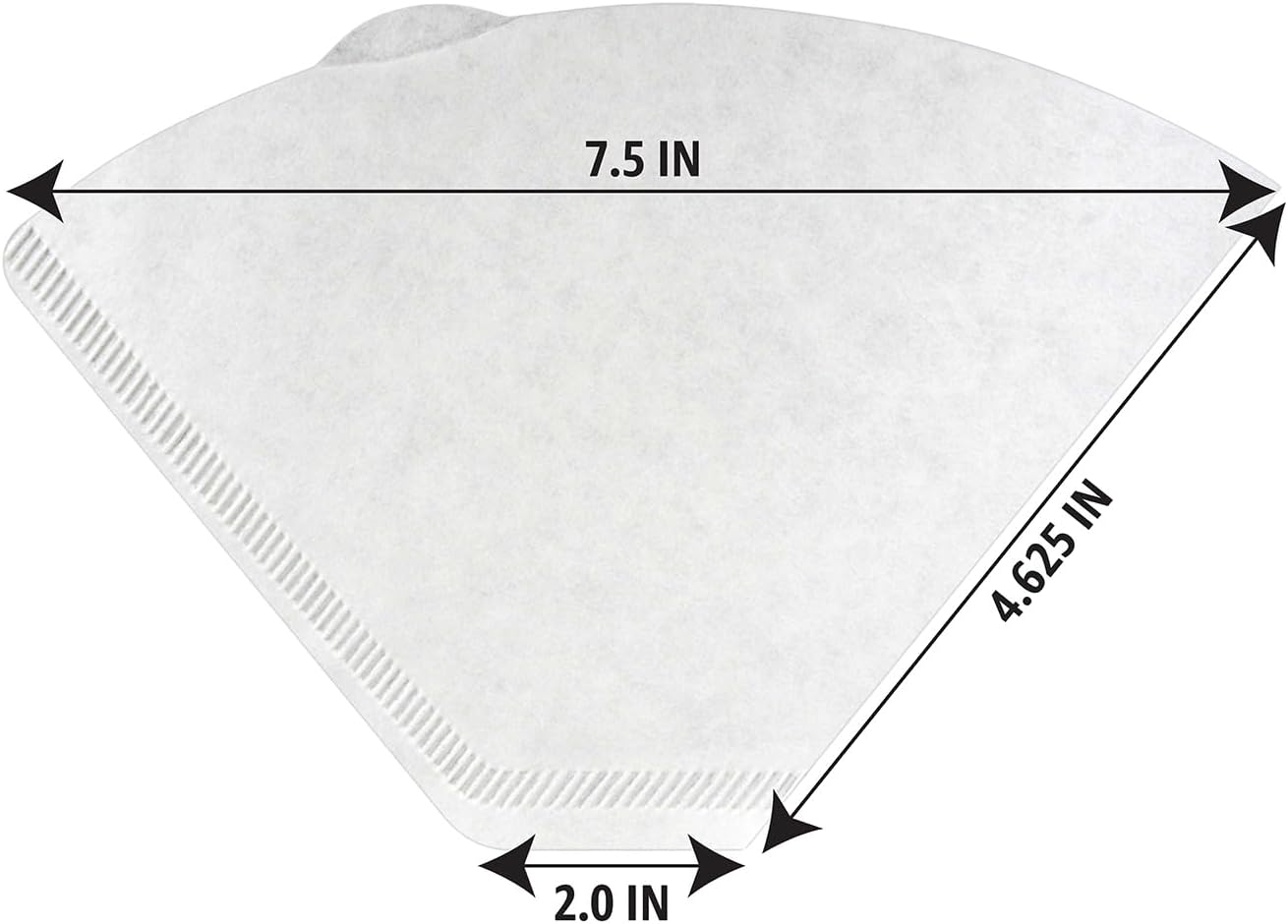 Amazon Basics Number 4 Cone Coffee Filters for 8-12 Cup Coffee Makers, White, 100 Count