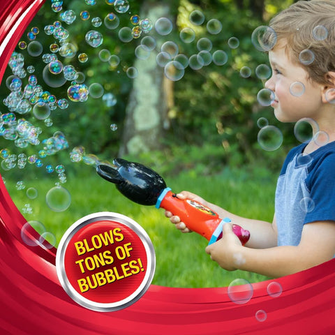 Little Kids Disney Mickey Mouse Light and Sound Musical Bubble Wand, Includes Bubble Solution, Multi (20511)