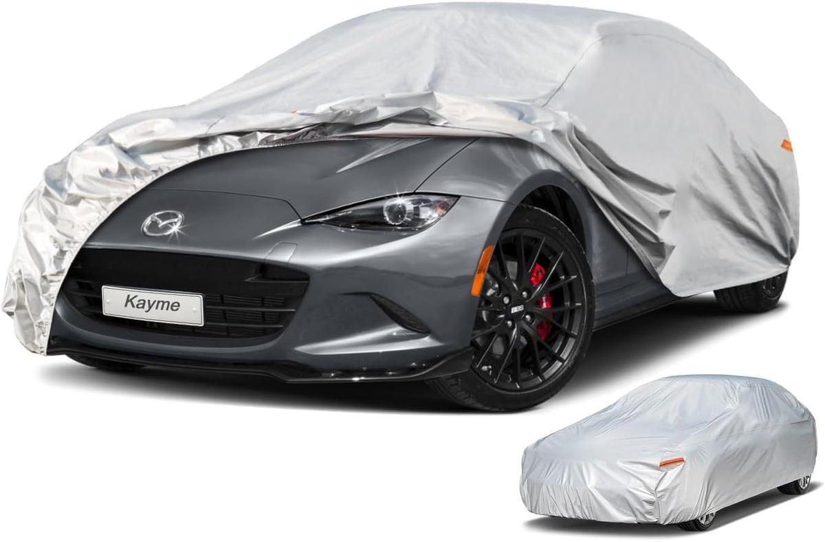 Kayme Small Car Cover See Vehicle Size Chart for Accurate Fit, Size C1