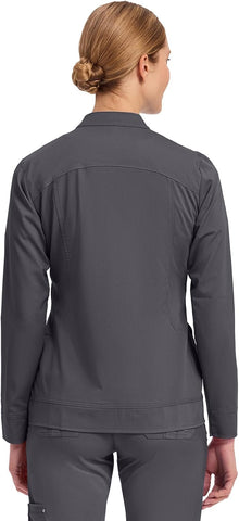 Healing Hands Purple Label Scrubs Jacket for Women Zip Up