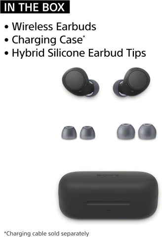 Sony WF-C510 Truly Wireless Bluetooth Earbud Headphones, Black