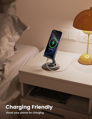 Lamicall Sturdy Grey Phone Stand, Desk Accessories for Men