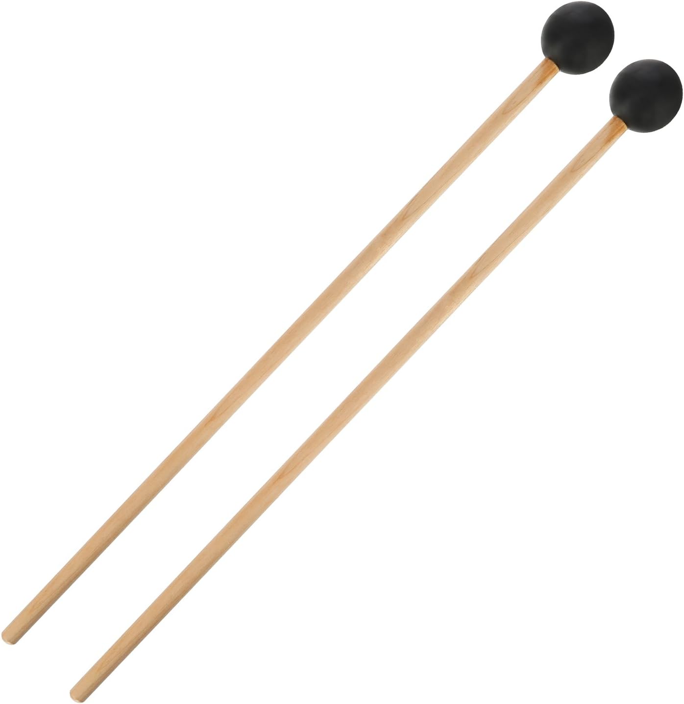 Shappy Rubber Xylophone Mallet Bell Mallets Percussion 15 in Long (Black)