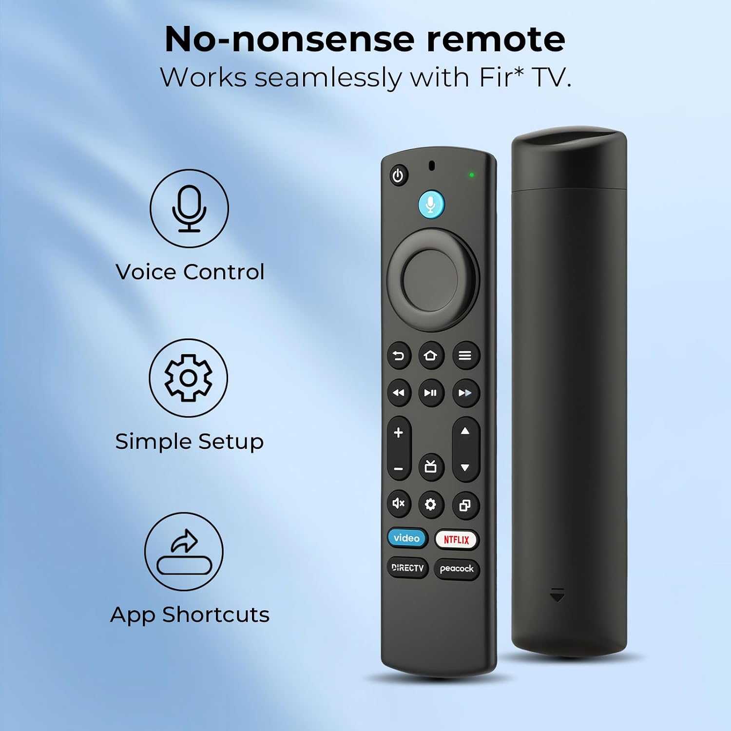 Replacement Remote for Fire Smart TV, with Voice Control