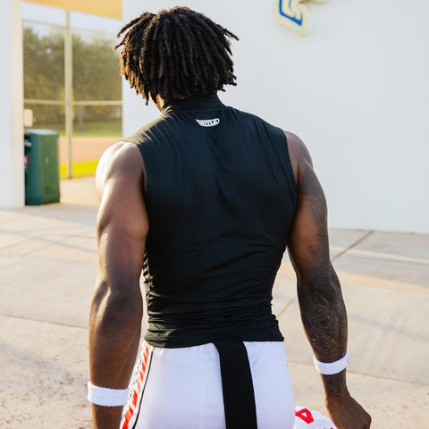 Battle Sports PRO Compression Sleeveless Mock Neck, Adults
