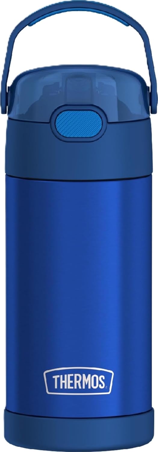 THERMOS FUNTAINER Water Bottle with Straw, 12oz, Blue