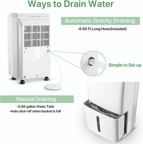Waykar 34 Pints 2000 Sq. Ft. 2025 Energy Star Dehumidifier for Home