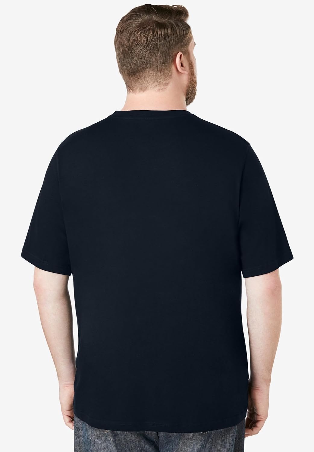 KingSize Shrink-Less Lightweight Pocket Crewneck T-Shirt