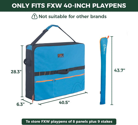 FXW Dog Playpen Storage Bag, Designed for RV Trips, Blue, 1 Pack
