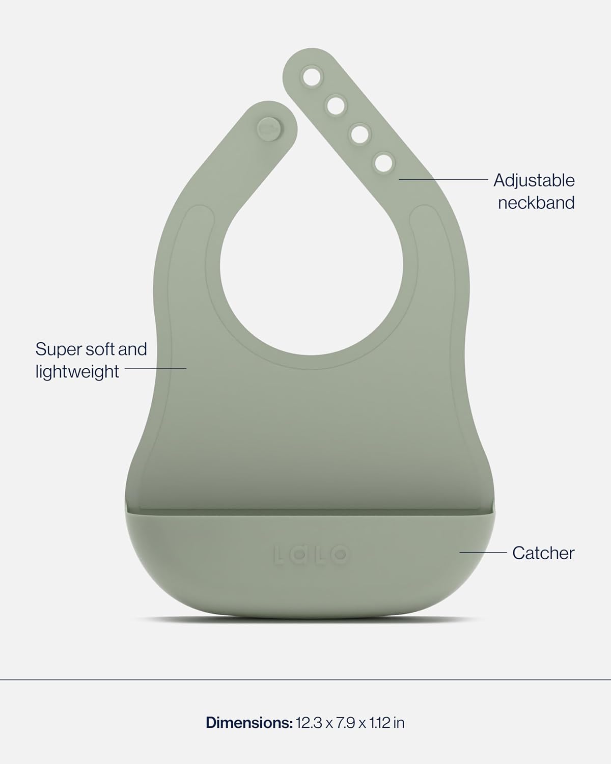 Lalo Starting Solids Kit, 4-Piece Non-Toxic Silicone Baby Feeding Set