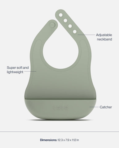 Lalo Starting Solids Kit, 4-Piece Non-Toxic Silicone Baby Feeding Set