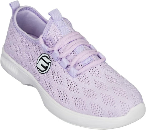 ELITE Women's Kona Slip-On Bowling Shoes - Lightweight Athletic, Breathable Knit, Universal Soles