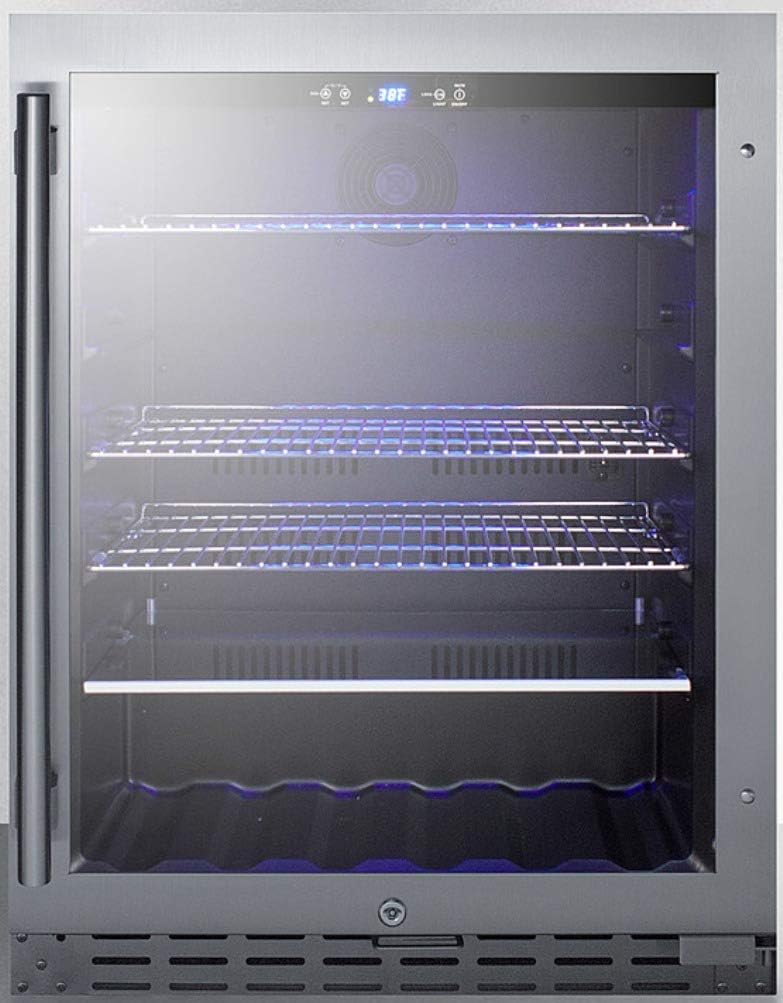 Summit 24” Beverage Center, Stainless Steel - ALBV2466