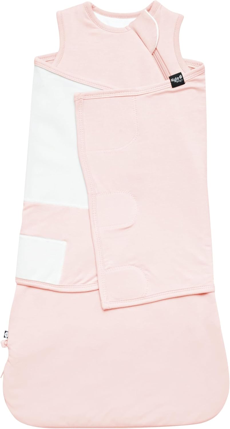 KYTE BABY Sleep Bag Swaddler with Dual Zipper, Removable Band, Rayon Made from Bamboo Transitional Nursery Essential