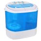 ZenStyle Portable Washer Compact Twin Tub 9.9 LB Mini Top Load Washing Machine Washer/Spinner w/ 6.57 FT Inlet Hose